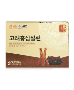 Hình Ảnh Hồng Sâm Thái Lát Tẩm Mật Ong Pocheon Korean Slice Red Ginseng (10 gói x 20g) - sieuthilamdep.com