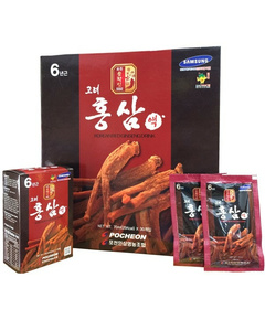 Hình Ảnh Nước Hồng Sâm Pocheon Korean Red Ginseng Drink (70ml x 30 gói) - sieuthilamdep.com