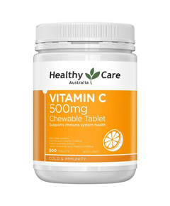 Hình Ảnh Viên Nhai Mềm Bổ Sung Vitamin C Healthy Care Vitamin C 500mg - sieuthilamdep.com