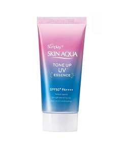 Hình Ảnh Kem Chống Nắng Sunplay Skin Aqua Tone Up UV Essence SPF50+ PA++++ Màu Ombre Xanh Hồng Dành Cho Mọi Loại Da - sieuthilamdep.com