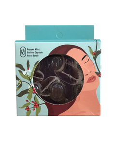 Hình Ảnh Tẩy Tế Bào Chết Hạt Cà Phê Lanci Pepper Mint Coffee Capsule Face Scrub - Hương Bạc Hà - sieuthilamdep.com
