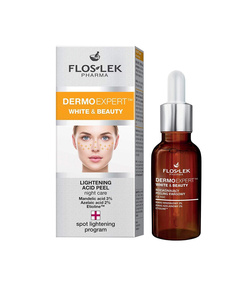 Hình Ảnh Dung Dịch Tẩy Tế Bào Chết Floslek Dermo Expert White & Beauty Lightening Acid Peel Night Care - sieuthilamdep.com