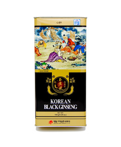 Hình Ảnh Hắc Sâm Củ Khô Daedong Korean Black Ginseng Hộp Thiếc 150gr (16 - 25 củ), Tùy Chọn: 150gr (16 - 25 củ) - sieuthilamdep.com