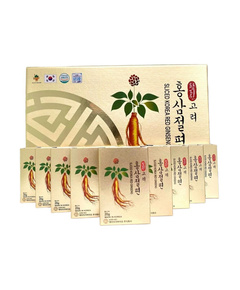 Hình Ảnh Hồng Sâm Lát Tẩm Mật Ong Ginseng King Honey Liquid Korean Red Ginseng (20gr x 10 Gói) - sieuthilamdep.com