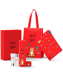 Hình Ảnh Set Nước Thần SK-II Maison Kitsune Red Limited Edition Facial Treatment Essence (4 Món) - sieuthilamdep.com