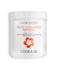 Hình Ảnh Bột Collagen Trẻ Hóa Da Code Age Hydrolyzed Multi Collagen Peptides Powder 5 Types I, II, III, V & X - sieuthilamdep.com
