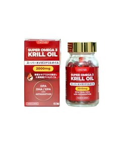 Hình Ảnh Viên Uống Dầu Nhuyễn Thể Eikenbi Super Omega 3 Krill Oil 2000mg - sieuthilamdep.com