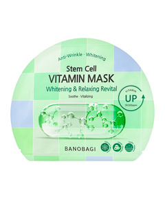 Hình Ảnh Mặt Nạ Dưỡng Trắng, Giảm Viêm Sưng Banobagi Stem Cell Vitamin Mask Whitening & Relaxing Revital, Tùy Chọn: Whitening & Relaxing Revital - sieuthilamdep.com