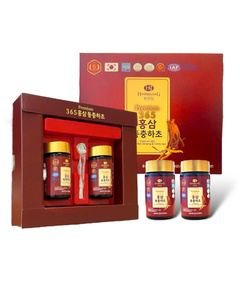 Hình Ảnh Cao Hồng Sâm Đông Trùng Hạ Thảo HankwanjanG Premium 365 Korean Red Ginseng & Cordyceps (2 Lọ x 250gr) - sieuthilamdep.com