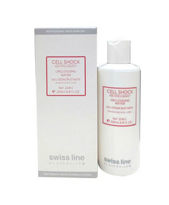 Hình Ảnh Tinh Chất Vỗ Thải Độc, Thanh Lọc Tế Bào, Phục Hồi Tổn Thương Da Swissline Cell Shock Age Intelligence Unclogging Water 200ml, Tùy Chọn: 200ml - sieuthilamdep.com