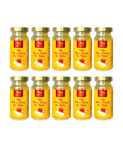 Hình Ảnh Combo 10 Hũ Tổ Yến Chưng Sẵn - Yến Hoàng Đông Trùng Hạ Thảo 35% Yến (Hũ 150ml) - sieuthilamdep.com