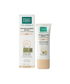 Hình Ảnh MartiDerm The Originals Proteos Screen SPF50+ Color Fluid Cream Light - Kem Chống Nắng Nâng Tone - sieuthilamdep.com