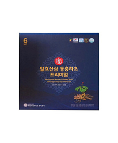 Hình Ảnh Nước Sâm Núi Lên Men Đông Trùng Ginseng King Fermented Korean Cultured Wild Ginseng Cordyceps Premium (30 gói x 50ml) - sieuthilamdep.com