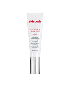 Hình Ảnh Skincode Essentials Alpine White Brightening Protective Shield SPF50 PA+++ - Nhũ Tương Chống Nắng - sieuthilamdep.com
