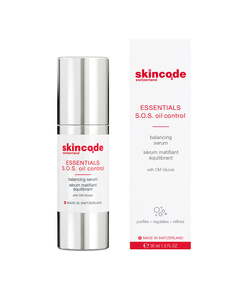 Hình Ảnh Skincode Essentials S.O.S Oil Control Balancing Serum - Tinh Chất Giảm Mụn Kiểm Soát Dầu - sieuthilamdep.com