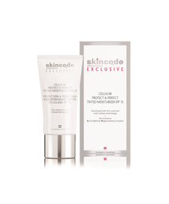 Hình Ảnh Skincode Exclusive Cellular Protect & Perfect Tinted Moisturizer SPF15 - Kem Dưỡng Có Màu Bảo Vệ Và Cấp Ẩm Da - sieuthilamdep.com