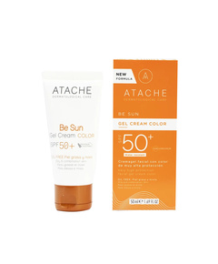 Hình Ảnh Atache Be Sun Gel Cream Color SPF50+ - Gel Chống Nắng Cho Da Dầu Và Da Hỗn Hợp - sieuthilamdep.com