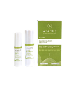 Hình Ảnh Atache Cvital Biological Triple Antioxidant Night Protector - Bộ Đôi Serum Chống Lão Hóa Sinh Học Ban Đêm - sieuthilamdep.com
