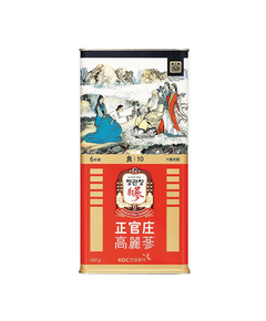 Hình Ảnh Hồng Sâm Củ Khô KGC Korean Red Ginseng Số 10 Hộp Thiếc 600gr (14 củ) - sieuthilamdep.com