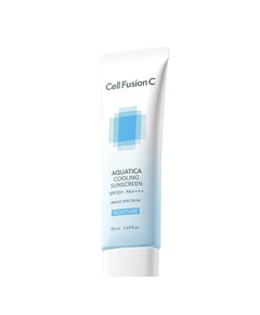 Hình Ảnh Cell Fusion C Aquatica Cooling Sunscreen 100 SPF50+ PA++++ - Kem Chống Nắng Hạ Nhiệt Cấp Ẩm, Làm Dịu Da Khô - sieuthilamdep.com