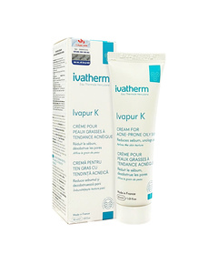 Hình Ảnh Ivatherm Ivapur K Cream - Kem Dưỡng Giảm Mụn Đầu Đen - sieuthilamdep.com