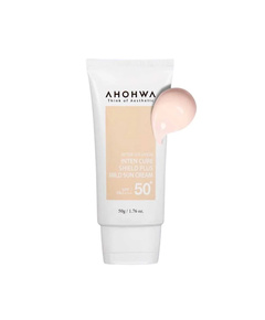 Hình Ảnh Ahohwa After Solution Inten Cure Shield Plus Mild Sun Cream SPF50+ PA++++ Kem Chống Nắng Hiệu Chỉnh Sắc Tố - sieuthilamdep.com