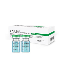 Hình Ảnh Ahohwa Azulene Calming Ampoule 80% Tế Bào Gốc Tái Tạo, Phục Hồi Da Mụn - sieuthilamdep.com