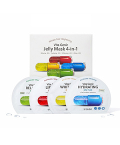 Hình Ảnh Banobagi Vita Genic Jelly Mask 4-in-1 - Combo Mặt Nạ Dưỡng Da BNBG Mix 4 Màu - sieuthilamdep.com