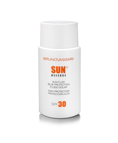 Hình Ảnh Bruno Vassari Sun Defense Sun Fluid Blue Protection SPF30 - Kem Chống Nắng Bảo Vệ Da - sieuthilamdep.com