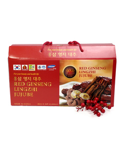 Hình Ảnh Nước Hồng Sâm Linh Chi Táo Đỏ Insam Red Ginseng Lingzhi Jujibe (30 gói x 80ml) - sieuthilamdep.com