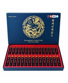 Hình Ảnh Tinh Chất Đông Trùng Hoàng Đế Hwangjejin Liquid Gold Hộp Giấy (60 ống x 20ml) - sieuthilamdep.com
