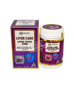 Hình Ảnh Viên Uống Bổ Gan Golden Health Liver Care Liver Tonic (35000mg x 100 viên) - sieuthilamdep.com