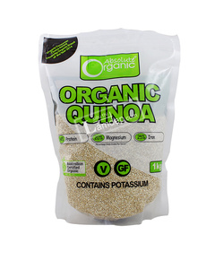 Hình Ảnh Hạt Diêm Mạch Organic Quinoa Của Úc Absolute Organic (1kg) - sieuthilamdep.com