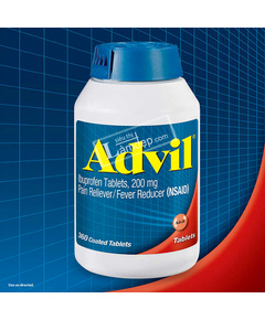 Hình Ảnh Viên Uống Giảm Đau Hạ Sốt Advil Ibuprofen (200mg x 360 viên) - sieuthilamdep.com