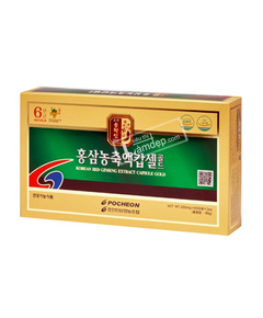 Hình Ảnh Viên Hồng Sâm Pocheon Korean Red Ginseng Extract Capsule Gold 180 Viên - sieuthilamdep.com