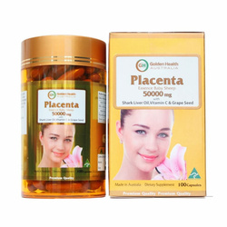 Hình Ảnh Nhau Thai Cừu Golden Health Placenta 50000mg 100 Viên - sieuthilamdep.com