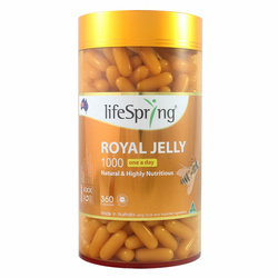 Hình Ảnh Sữa Ong Chúa LifeSpring Royal Jelly 1000mg 360 Viên - sieuthilamdep.com