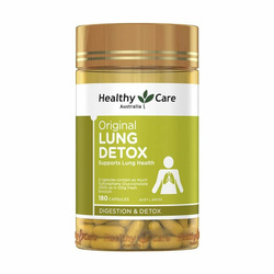 Hình Ảnh Viên Uống Giải Độc Phổi Healthy Care Original Lung Detox - sieuthilamdep.com