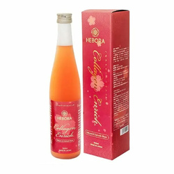 Hình Ảnh Nước Uống Đẹp Da Thơm Cơ Thể Hebora Collagen Enrich Damask Rose Water Nhật Bản - sieuthilamdep.com