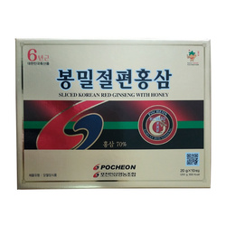 Hình Ảnh Hồng Sâm Lát Tẩm Mật Ong Pocheon Sliced Korean Red Ginseng With Honey - sieuthilamdep.com