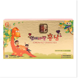 Hình Ảnh Nước Hồng Sâm Baby Pocheon Korea Red Ginseng Kids (30 gói x 20ml) - sieuthilamdep.com