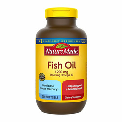 Hình Ảnh Viên Dầu Cá Nature Made Fish Oil Omega 3 (1200mg x 200 Viên) - sieuthilamdep.com