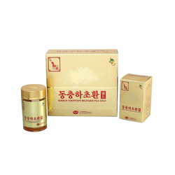Hình Ảnh Viên Đông Trùng Hạ Thảo KGS Korean Cordyceps Militaris Pill Gold (100g x 2 lọ) - sieuthilamdep.com