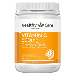 Hình Ảnh Viên Nhai Mềm Bổ Sung Vitamin C Healthy Care Vitamin C 500mg - sieuthilamdep.com