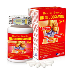 Hình Ảnh Viên Uống Bổ Khớp HB Glucosamine 3 In 1 Healthy Beauty 60 Viên, Tùy Chọn: 60 Viên - sieuthilamdep.com