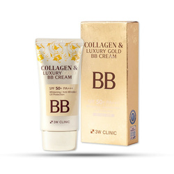 Hình Ảnh Kem Nền Che Khuyết Điểm 3W Clinic Collagen & Luxury Gold BB Cream SPF50+ PA+++ - sieuthilamdep.com