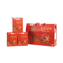 Hình Ảnh Nước Hồng Sâm Linh Chi Pocheon Korean Red Ginseng Lingzhi Drink Gold (30 gói x 70ml) - sieuthilamdep.com