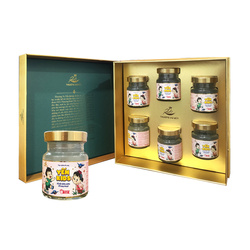 Hình Ảnh Thượng Vy Yến Đảo Kids Vị Dâu - Yến Sào Thiên Nhiên Cao Cấp Cho Bé (Set 6 Hũ), Tùy Chọn: Set 6 Hũ - sieuthilamdep.com