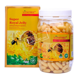 Hình Ảnh Sữa Ong Chúa Vitatree Super Royal Jelly (365 Viên x 1600mg) - sieuthilamdep.com