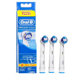 Hình Ảnh Bộ 6 Đầu Bàn Chải Tự Động Đánh Răng Oral-B Precision Clean - sieuthilamdep.com